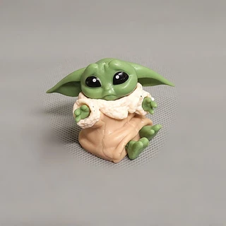 6 ชิ้น/เซ็ต 6-7 ซม.อะนิเมะ Star Wars รูป Yoda เด็ก Force Mandalorian รุ่น Q PVC Action Figures ตุ๊กตาของเล่นเด็กของขวัญ