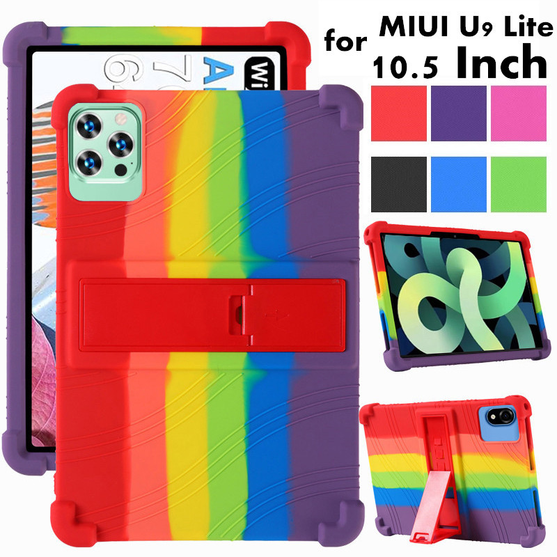 for MIUI U9 Lite U9Lite 10.5 Inch Tablet Case Shockproof Soft Silicone Protective Case Stand Cover