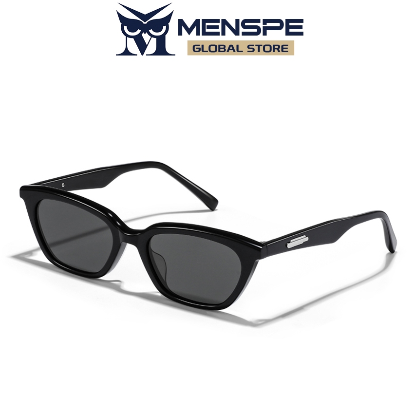 Menspe Unisex Retro GM Cats Eye แว่นตากันแดดกรอบแคบแฟชั่นฤดูร้อน UV400 ป้องกันแว่นตากันแดดโพลาไรซ์แว่นตาป้องกันดวงตาสําหรับผู้ชายผู้หญิง