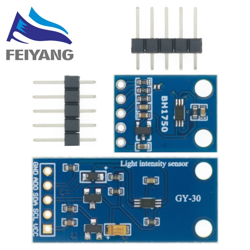 Gy-302 GY-30 BH1750 BH1750FVI เซ็นเซอร์ส่องสว่างความเข้มแสงแบบดิจิตอล BH1750FVI ของโมดูลสําหรับ ardu