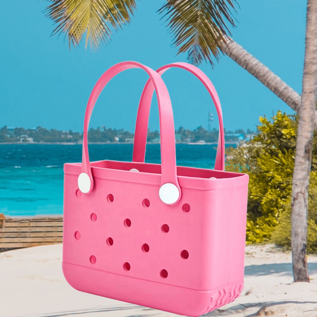 [xqqojxn] กระเป๋าชายหาด Beach Tote Bag กระเป๋าผ้า EVA กระเป๋าถือสำหรับชายหาด ดีไซน์เก๋ไก๋ สำหรับการเดินทางกลางแจ้งในช่วงฤดูร้อน