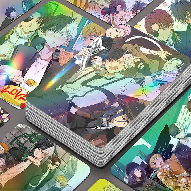 อะนิเมะ WIND BREAKER Holographic LOMO Photo Cards Boxed Set - 55 ชิ้น Holographic LOMO Photo Cards