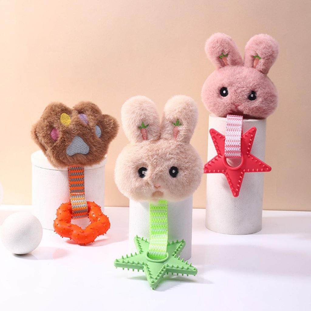 [ Spiny Dog Toys Puppy Soft with Squeakers ตุ๊กตาสัตว์น่ารัก