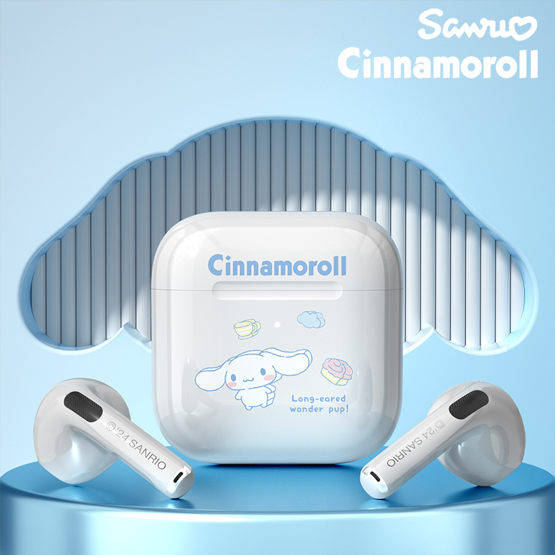 Sanrio EJ-116 หูฟังบลูทูธ ขนาดกะทัดรัดพกพาสะดวกด้วยคุณภาพเสียงของ HIFI บลูทูธ 5.3