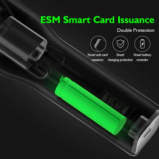 Enchen Electric Hair Trimmer Clipper USB Fast Charging ปัตตาเลี่ยนตัดผมไร้สาย แบตเตอเลี่ยนตัดผม มีผ้าคลุมกับกรรไกร