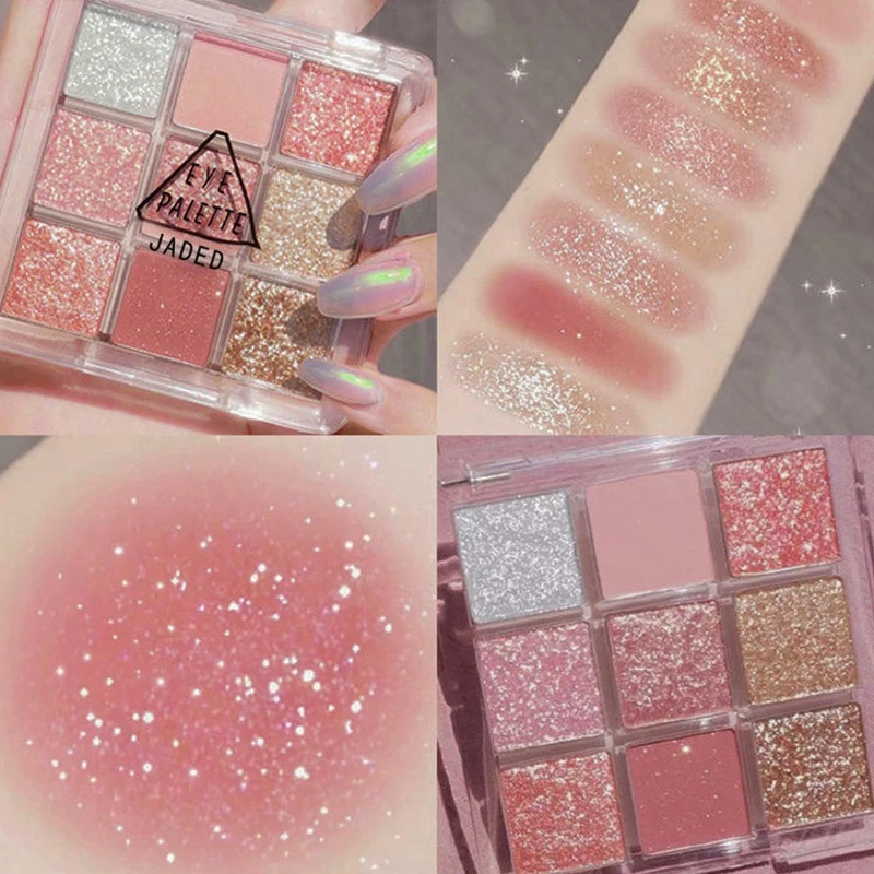 PY.th JADED พาเลทอายแชโดว์ เนื้อแมตต์ ประกายมุก ติดทนนาน 9 สี  เนื้อใยไหม ประกายชิมเมอร์