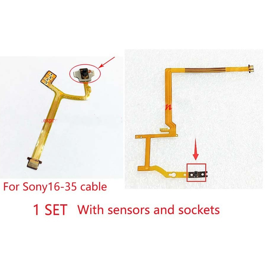 1 ชุดใหม่เลนส์ชัตเตอร์ Flex Cable สําหรับ SONY FE2.8/ 16-35 GM 16-35mm Repair Part พร้อมเซ็นเซอร์และ