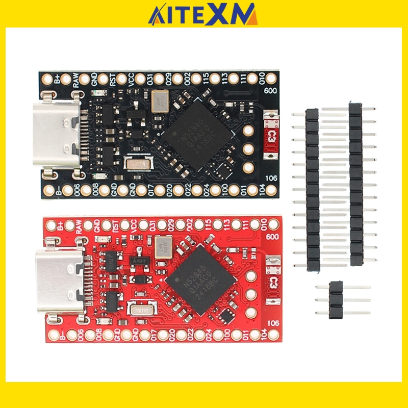 Promicro NRF52840 บอร์ดทดลอง เข้ากันได้กับ Nice! Nano V2.0 อุปกรณ์จัดการการชาร์จบลูทูธ