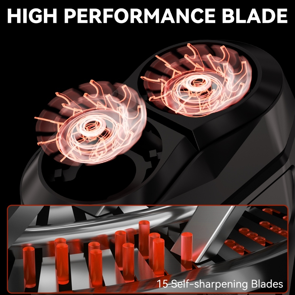 ENCHEN Electric Shaver Mini X เครื่องโกนหนวด ที่โกนหนวดไฟฟ้า เครื่องโกนหนวดมินิ ไฟฟ้าหัวตัดแม่เหล็กจอแสดงผลดิจิตอล 100% เครื่องโกนหนวดกันน้ํา - รูปที่ 2