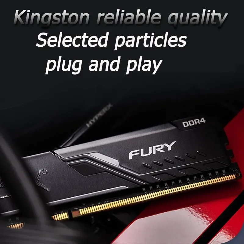 Kingston HyperX FURY DDR4 16GB 8GB 4GB 3200MHz 2666MHz 2400MHz 2133MHz PC4 หน่วยความจํา RAM เดสก์ท็อป 288pin 1.2V DIMM