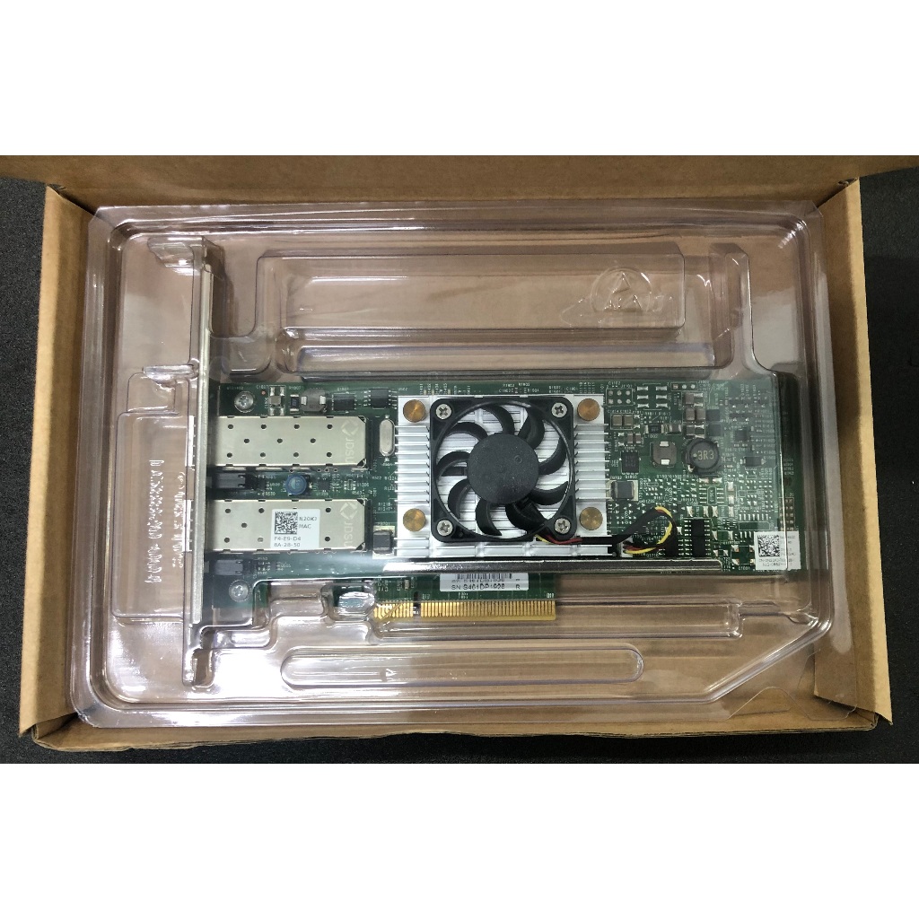 Dell 0Y40PH Broadcom 57810 10GB SFP+ เครือข่ายอะแดปเตอร์พอร์ตคู่ NIC N20KJ