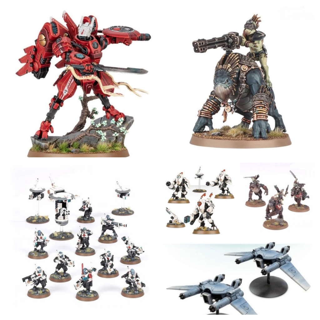 Tau Empire Unpainted Resin Model โมเดลสามมิติ