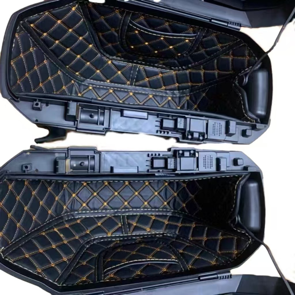 สําหรับ SHAD SH23 SH35 SH36 รถจักรยานยนต์ด้านข้างกล่อง Trunk Cargo Liner ฝาครอบหนัง PU