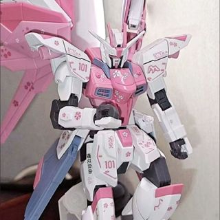 กันดั้มประกอบรุ่น ปรอท1/144ฟรีนักรบเชอร์รี่บลอสซั่มรุ่นที่มี…