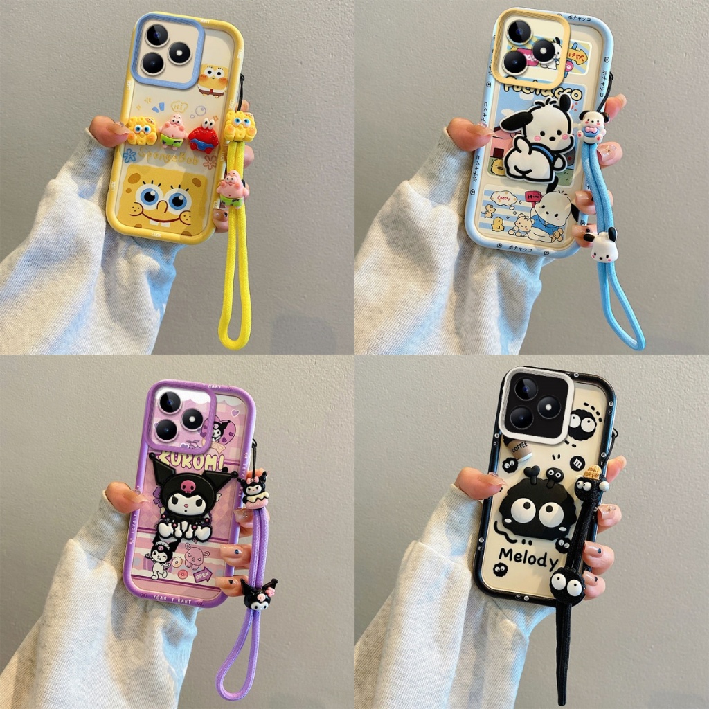 เคส Realme note60 การ์ตูนของเล่นตุ๊กตาการ์ตูน การ์ตูน TPUSoft ซิลิโคนเคสโทรศัพท์ PQG2