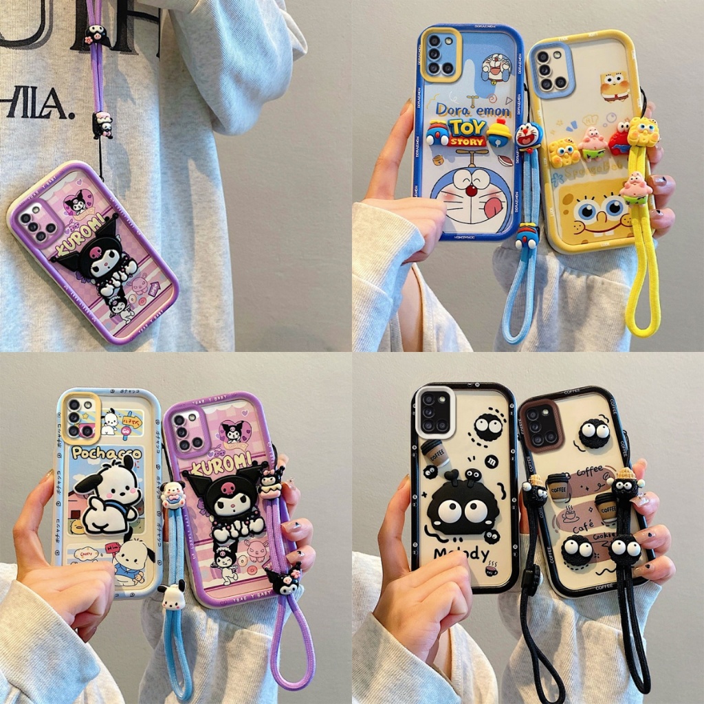 เคส Samsung A31 การ์ตูนของเล่นตุ๊กตาการ์ตูน การ์ตูน TPUSoft ซิลิโคนเคสโทรศัพท์ PQG2