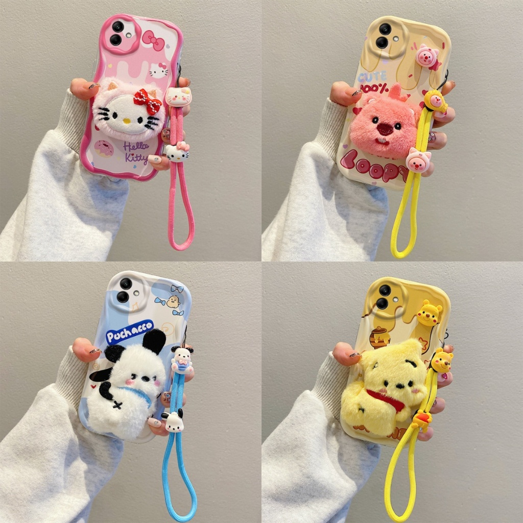 เคส Samsung A06 A16 การ์ตูนของเล่นตุ๊กตาการ์ตูน การ์ตูน TPUSoft ซิลิโคนเคสโทรศัพท์ PQGGZ