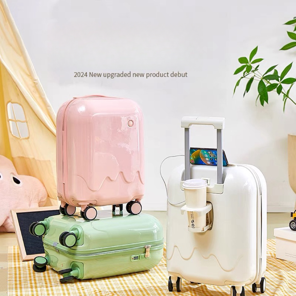 กระเป๋าเดินทาง ลอลาก พร้อม USB 18/26/28 นิ้ว พร้อม USB รูปที่ 3