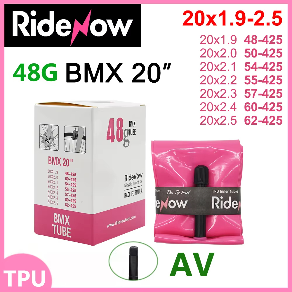 Ridenow TPU ยางใน 20" นิ้ว 425 BMX จักรยาน 20x1.9 2.0 2.1 2.2 2.3 2.4 2.5 ยาง 48g 45 มม.พับกล้องจักรยาน Tyre