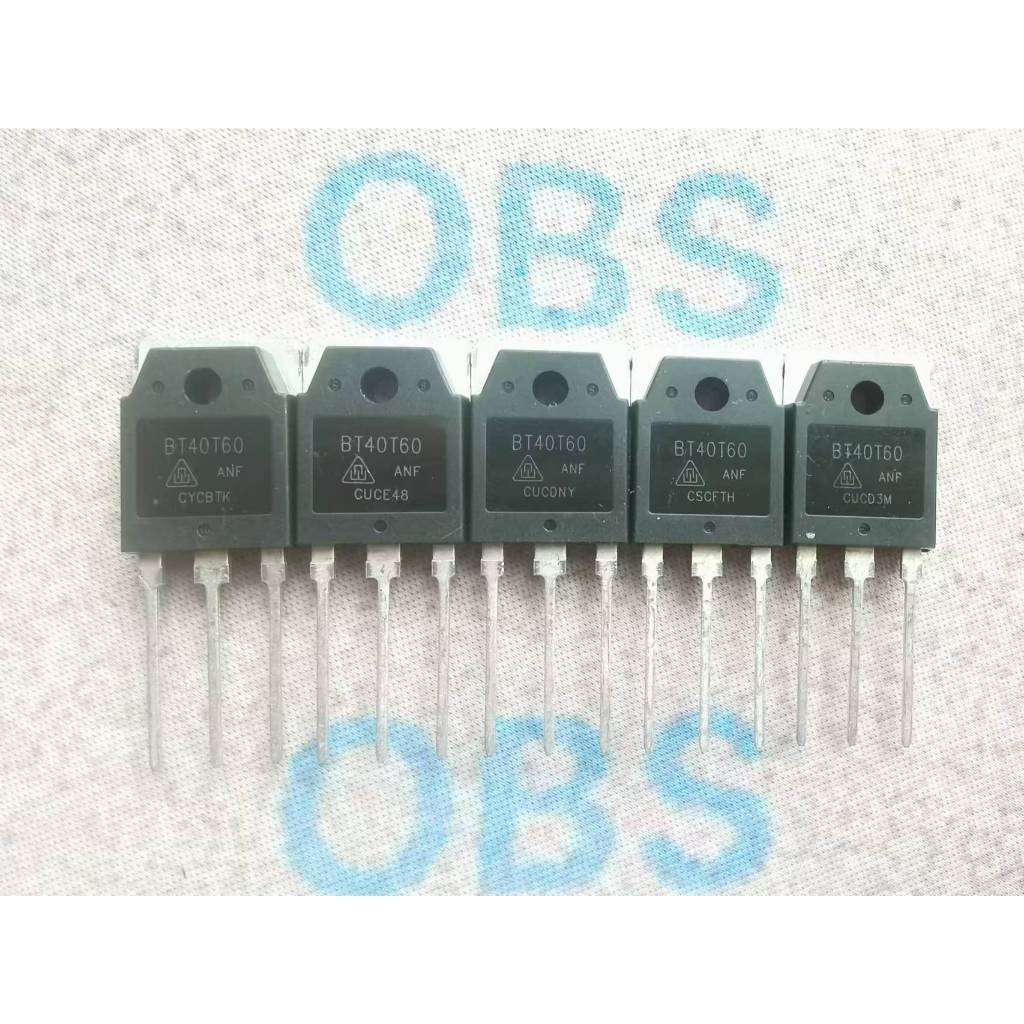 ((5 ชิ้น) Bt40t60 BT40T60ANF ยี่ห้อใหม่ TO-3P 600V 40A IGBT หลอดเดี่ยว