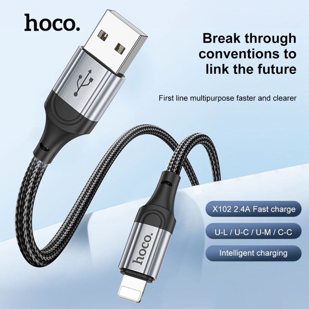 Hoco X102 Charging Data Cable 2.4A Fast Charge thumbnail 3
