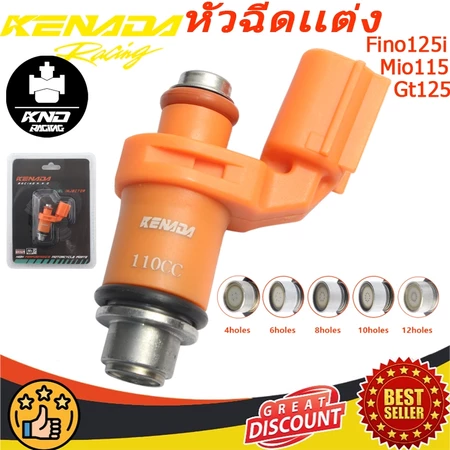 KENADA RACING หัวฉีดแต่ง Aerox X-Max Grand Filano Hybrid New N-Max Gt125 Mio 115 I Fino125i R15-155 Wr-155 Mslaz Spark T