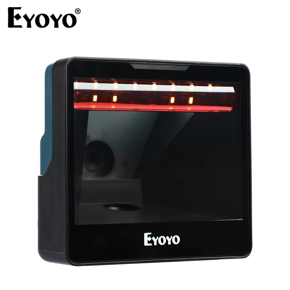 Eyoyo 2D Desktop Barcode Scanner Omnidirectional Hands-free 1D USB Wired Table Bar Code Reader PDF41
