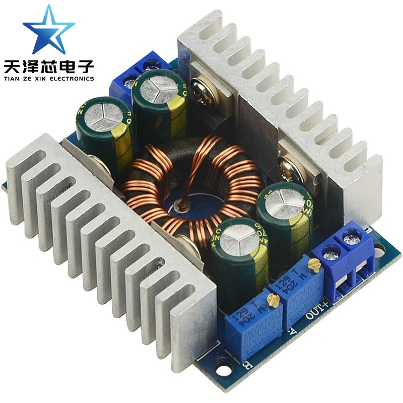 8a DC-DC High-Power Buck Boost Converter โมดูลปรับตัวควบคุมแรงดันไฟฟ้า DC5-30V ถึง 1.25-30V โมดูลจ่ายไฟพร้อมวงจรป้องกัน