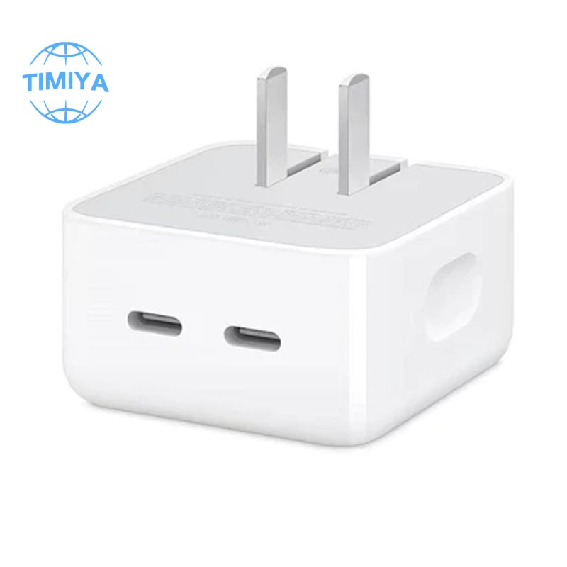 อะแดปเตอร์ชาร์จไฟ 35W PD USB-C แบบคู่ หัวชาร์จเร็ว