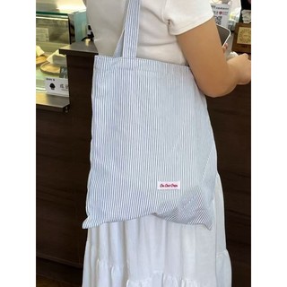 【จัดส่งจากประเทศไทย】🌼พร้อมส่ง🌼ใหม่เกาหลีขนาดใหญ่-ความจุลายผ้าใบกระเป๋าหญิงย้อนยุคพร็อพไหล่ผ้าใบกระเป๋าขี้เกียจกระเป๋าถือพร็อพ