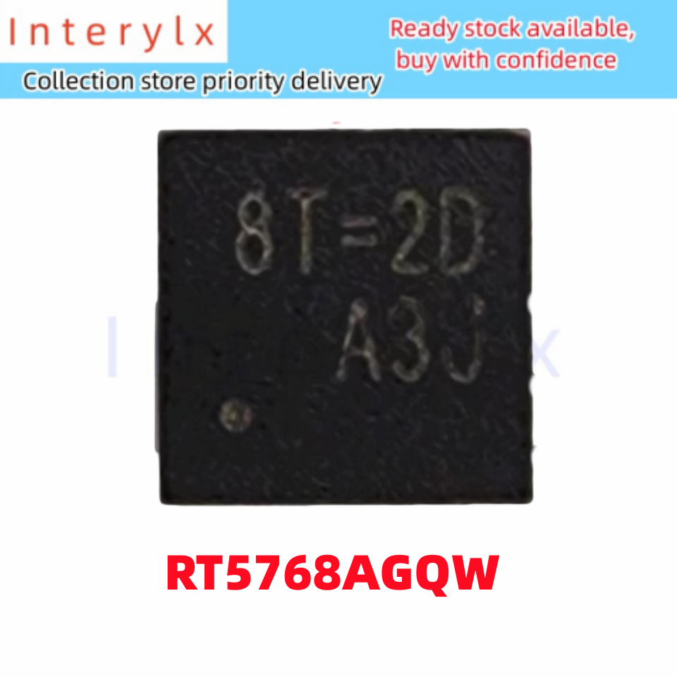 1 ชิ้น/ล็อต RT5768 RT5768AGQW RT5768A 8T = 8T = 3A 8T = 2D 8T = 2G 8T = 2J QFN10 ชิปไฟ IC