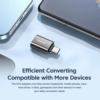 Toocki อะแดปเตอร์แปลง OTG USB 3.0 เป็น Type C Micro เป็น Type C ตัวผู้ USB 3.0 ตัวเมีย สําหรับ Xiaomi Samsung S20 USBC OTG