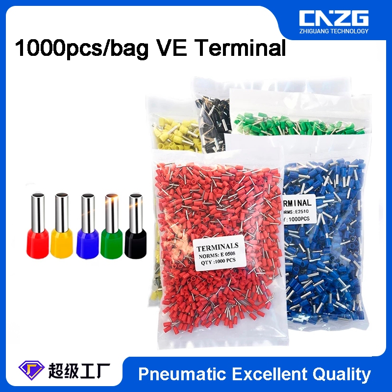 ขั้วต่อสายไฟ E7508 E4009 E6012 E10-12 1000 ชิ้น