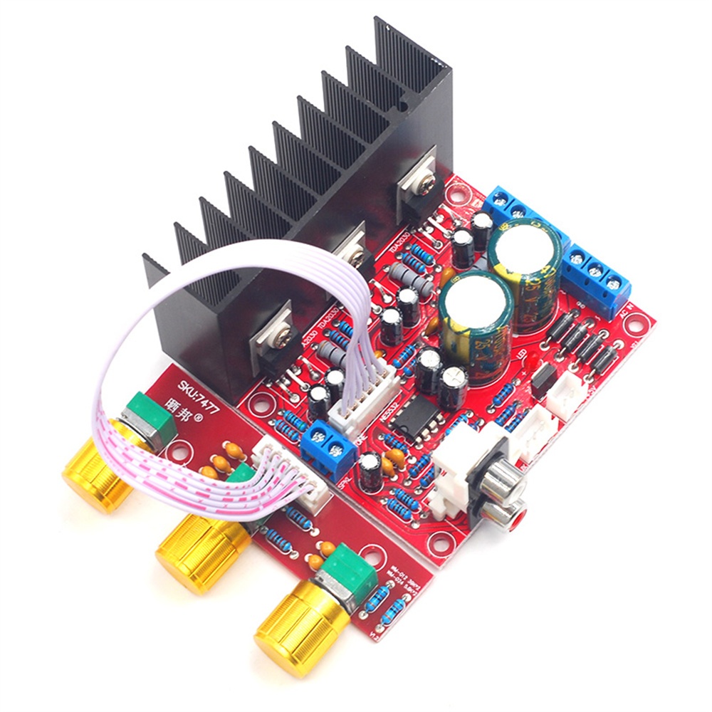 2*18w + 30W TDA2030A 2.1 ช่องเครื่องขยายเสียงเสียง Tone Control Power Amplifier Board สเตอริโอ Amp Board