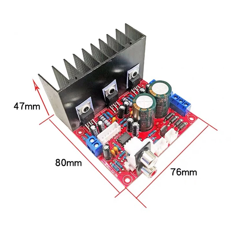 2*18w + 30W TDA2030A 2.1 ช่องเครื่องขยายเสียงเสียง Tone Control Power Amplifier Board สเตอริโอ Amp Board