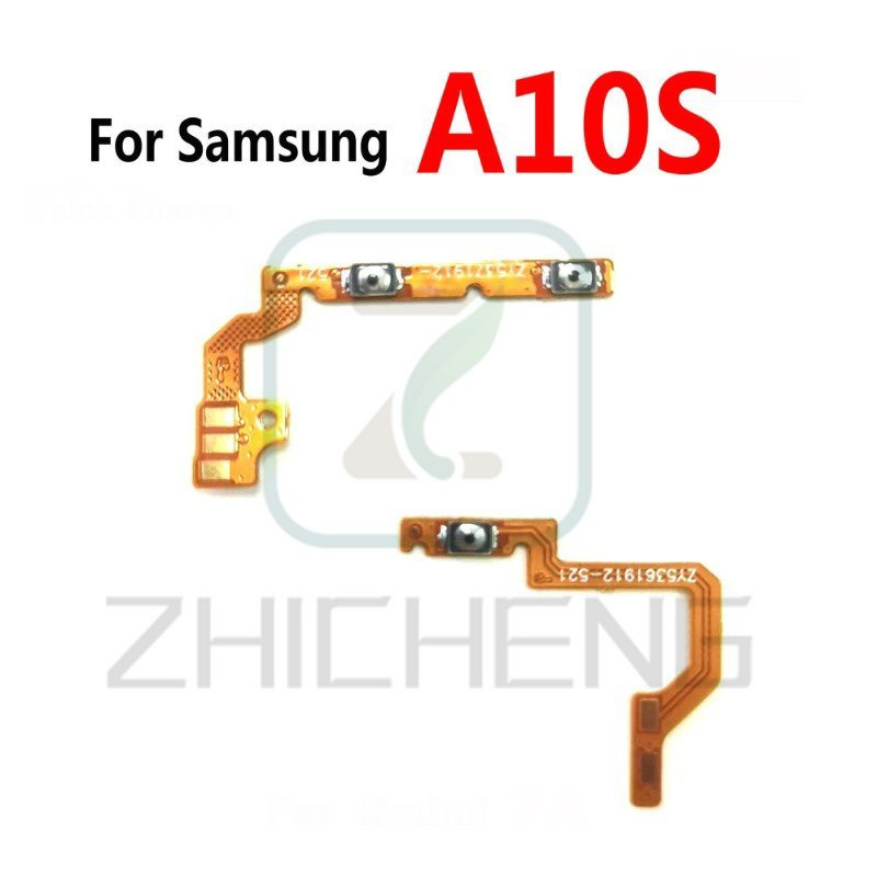 ใหม่ ปุ่มเปิดปิด ปรับระดับเสียง สายเคเบิลอ่อน แบบเปลี่ยน สําหรับ Samsung Galaxy A10S A107
