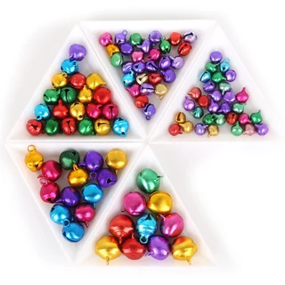 30-200 ชิ้นอลูมิเนียม Bells ขนาดเล็กสําหรับเทศกาลตกแต่งต้นคริสต์มาสตกแต่ง DIY อุปกรณ์งานฝีมือ