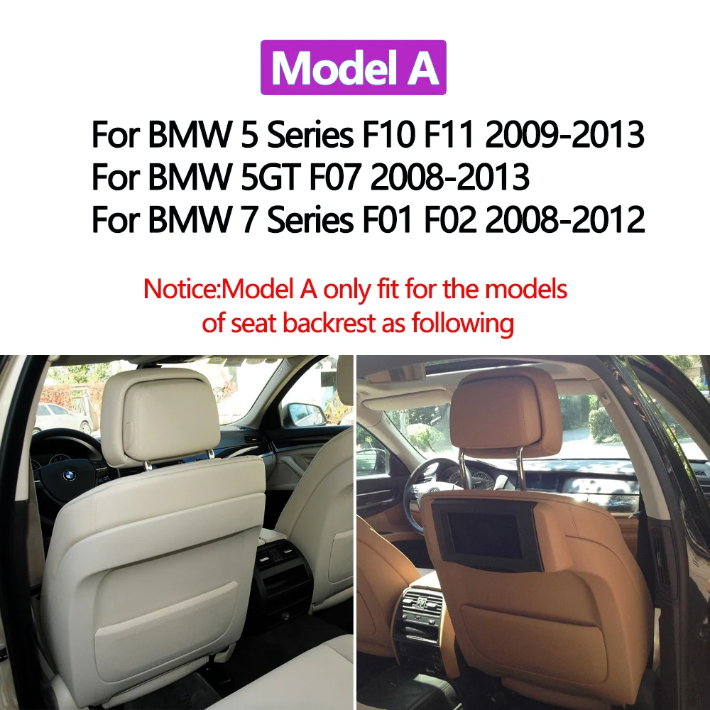 ภายในรถที่นั่งด้านหน้าหนังพนักพิงแผงสําหรับ BMW 5 7 GT Series F10 F11 F18 F01 F02 F07 520 523 525 530 730