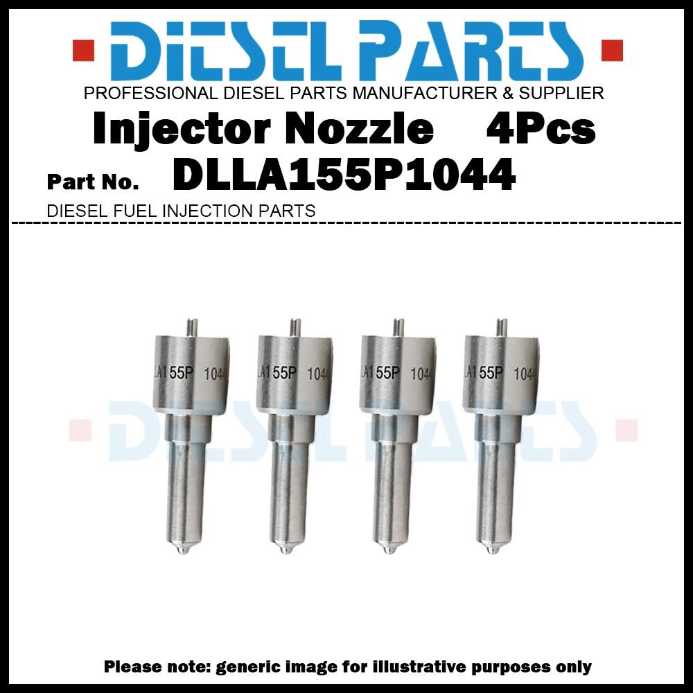 4 ชิ้นดีเซลหัวฉีดน้ํามันเชื้อเพลิงหัวฉีดเคล็ดลับ DLLA155P1044 สําหรับ HINO 300 Dutro TOYOTA Dyna 4.0