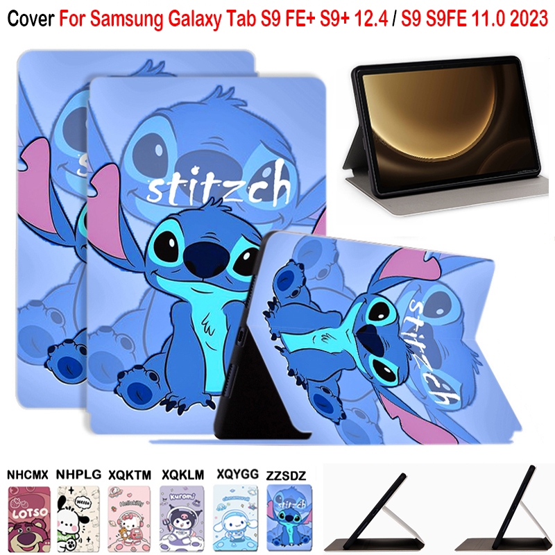 สําหรับ Samsung Galaxy Tab S9 FE + S9 + 12.4 Tab S9 S9FE 11.0 2023 คุณภาพสูง PU หนังฝาครอบ SM-X810 X