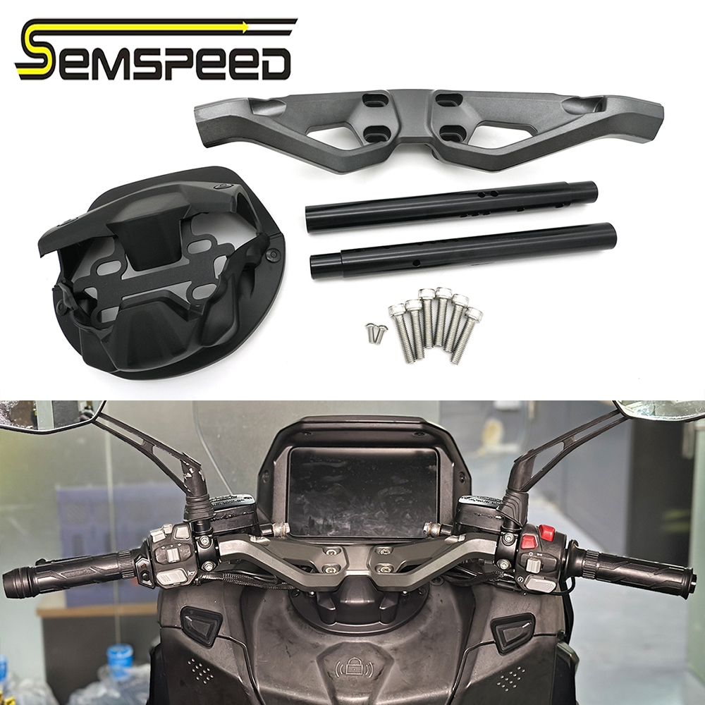 SEMSPEEDFor Qj Motor Fort 350 Fortress 350 รถจักรยานยนต์Handlebar Handle Bar Clip Onsการปรับเปลี่ยน