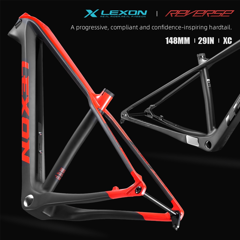 เฟรมจักรยานเสือภูเขา คาร์บอน Lexon 29er XC 148*12 มม. BSA 2023