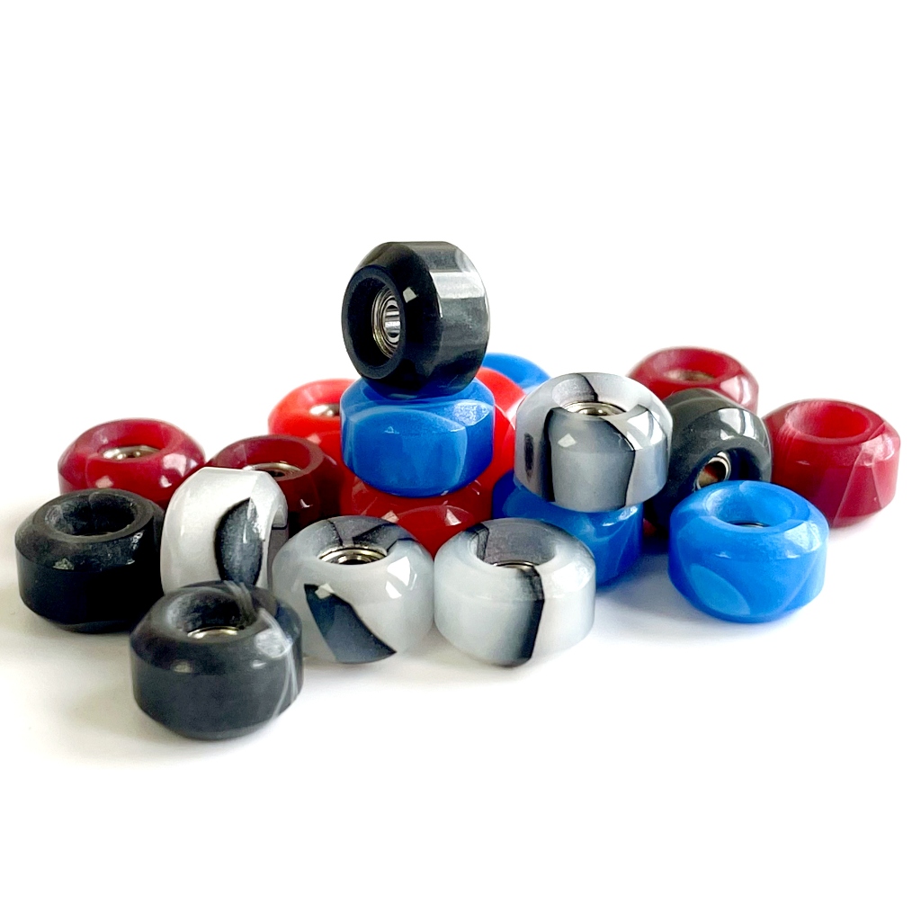เรซิน Fingerboard Swirl ล้อแบริ่ง ABEC 7 สําหรับสเก็ตบอร์ดนิ้ว Pro ราคา ถูกที่สุด ดีลบีเคเค แกลเลอรีภาพที่ 2