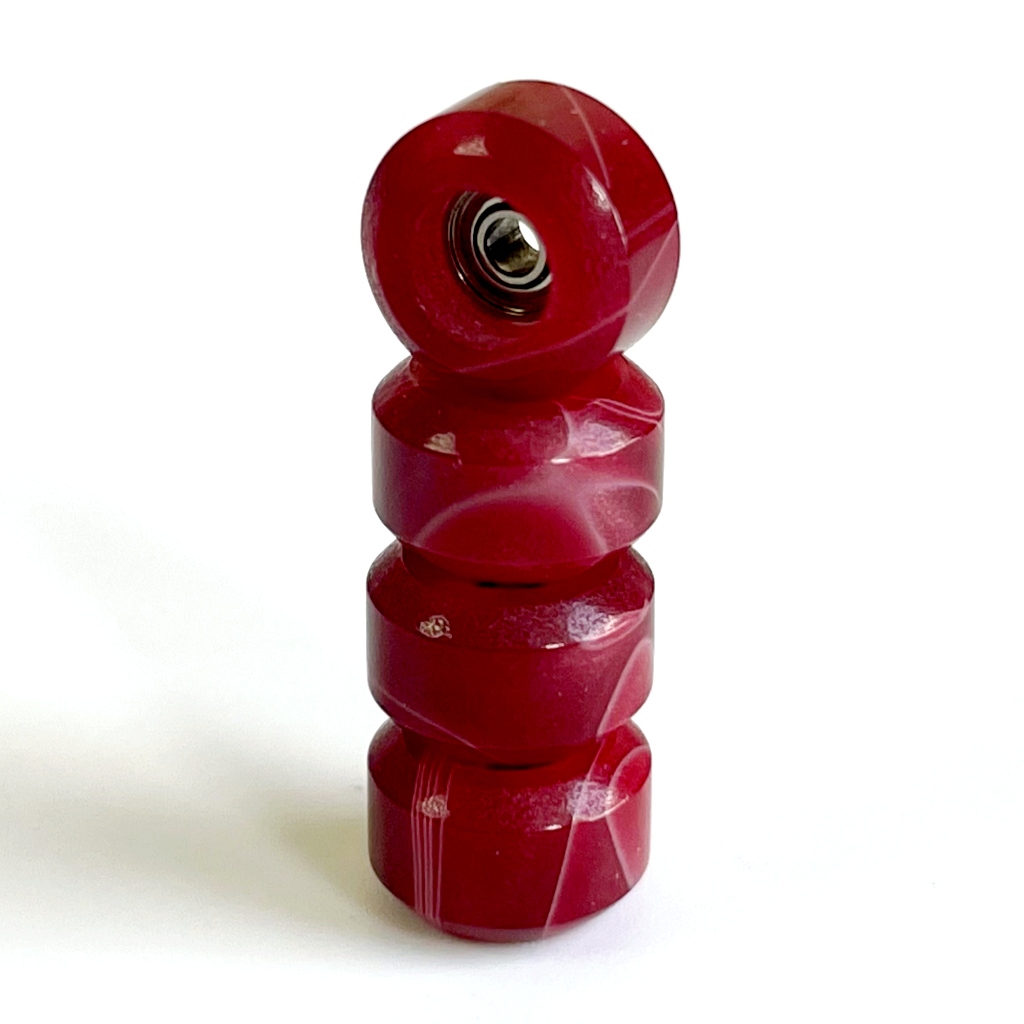 เรซิน Fingerboard Swirl ล้อแบริ่ง ABEC 7 สําหรับสเก็ตบอร์ดนิ้ว Pro ราคา ถูกที่สุด ดีลบีเคเค แกลเลอรีภาพที่ 7