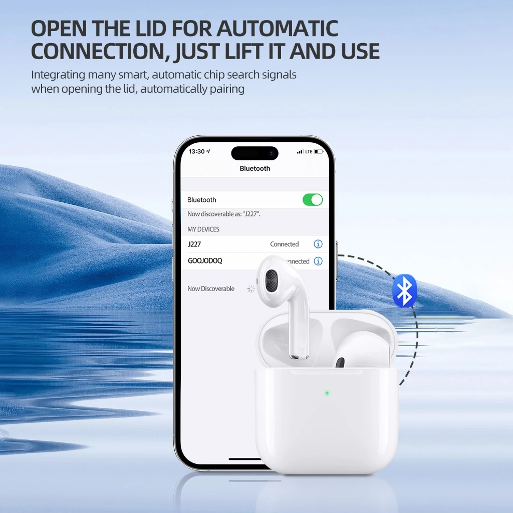 GOOJODOQ หูฟัง Bluetooth ไร้สาย สัมผัสอัจฉริยะ thumbnail 3