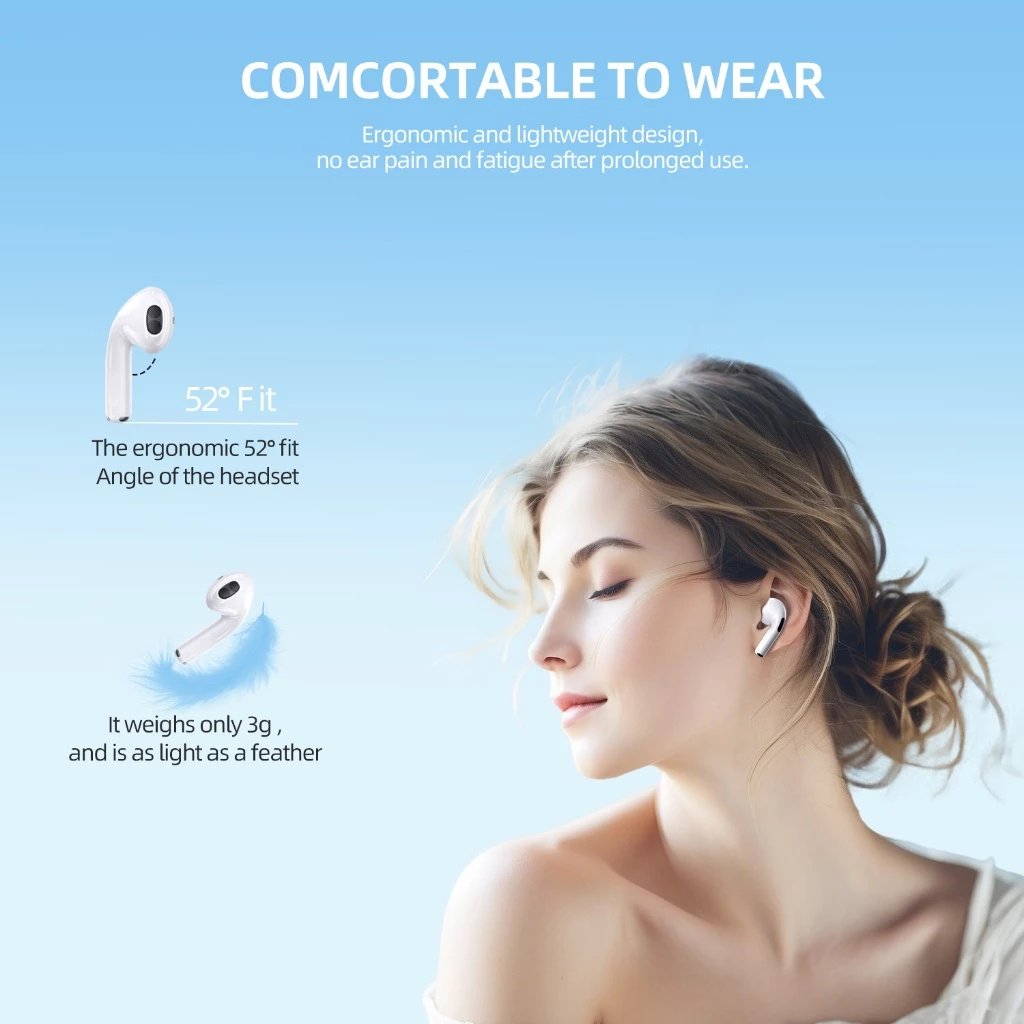 GOOJODOQ หูฟัง Bluetooth ไร้สาย สัมผัสอัจฉริยะ thumbnail 9