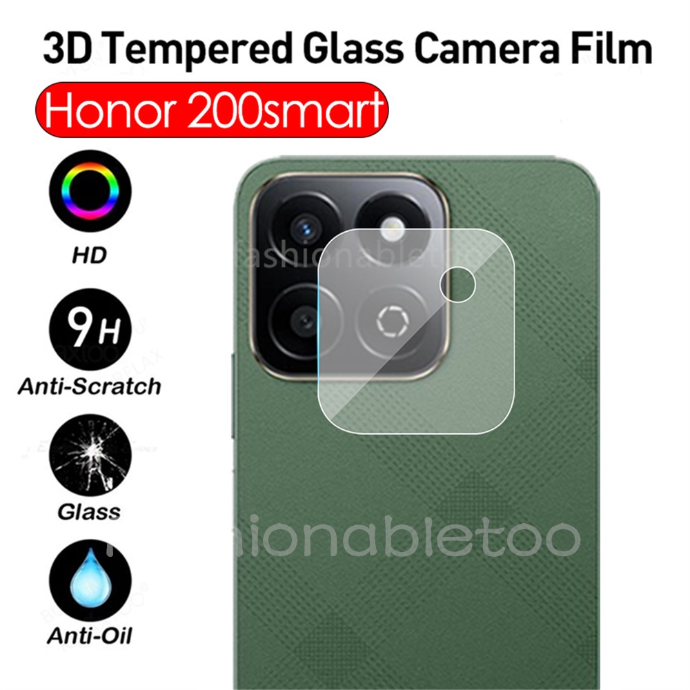3d เลนส์กล้องกระจกนิรภัยคลุมทั้งหมดฟิล์มป้องกันสําหรับ Huawei Honor 200 Smart pro Lite 200Smart 200p