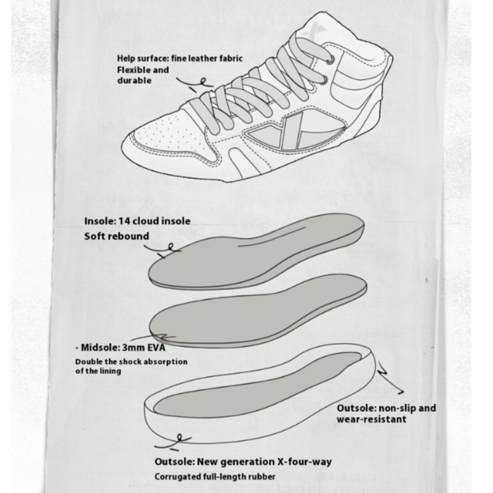 Xtep รองเท้าผ้าใบ Lifestyle รองเท้าแฟชั่น Casual Breathable Stability สบายผู้ชาย