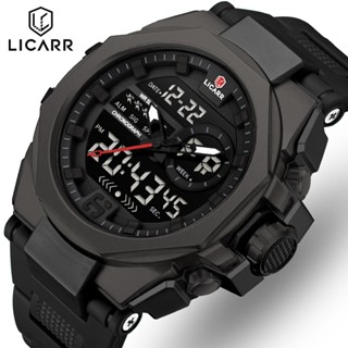 Licarr ยี่ห้อ Original แฟชั่นนาฬิกาผู้ชาย Casual Analog-Digi…