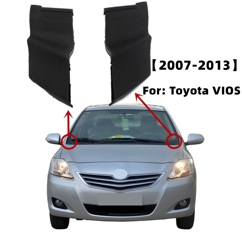 ด้านข้าง windscreen Grille สําหรับ TOYOTA VIOS NCP93 2009 ~ 2013 GM2 ใบปัดน้ําฝนด้านข้าง Wiper Grille Cover 55084-0D010 55084-0D010